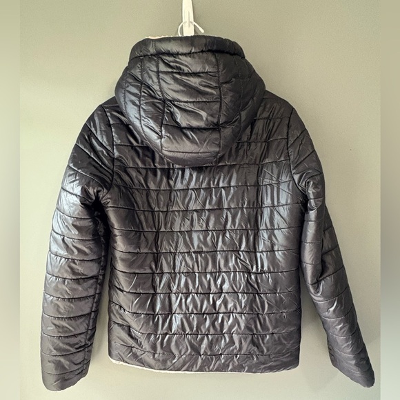 Michael Kors Girls Puffer Jacket With Hood/ Black Girls Size 16, fleece lined - Picture 9 of 9
